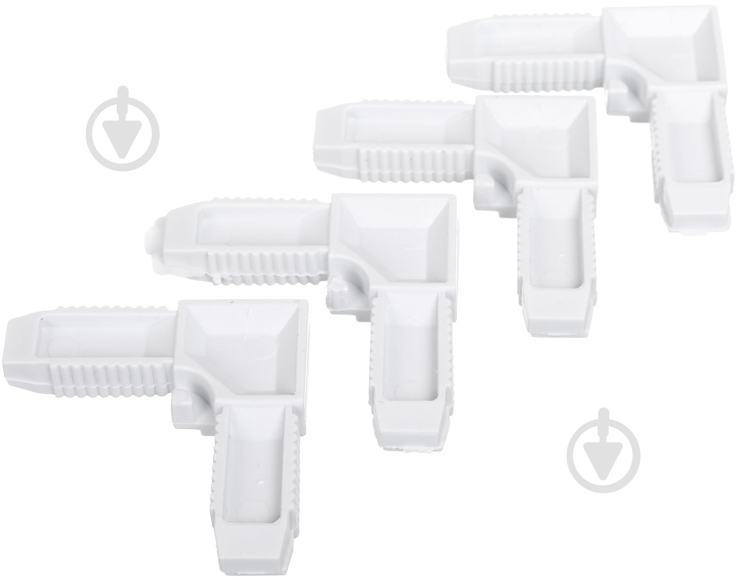 Комплект креплений для внешней москитной сетки Vektor белый - фото 3