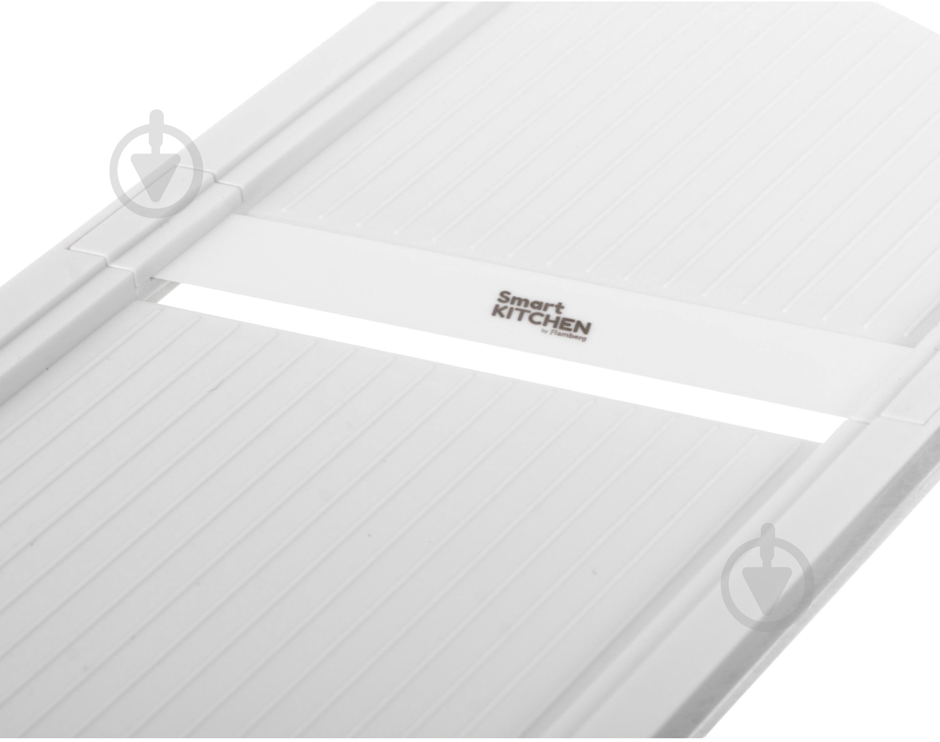 Терка-шинковка Smart Kitchen by Flamberg 30,5*9 см белый - фото 5 Терка-шинковка Smart Kitchen by Flamberg 30,5*9 см белый - фото 5