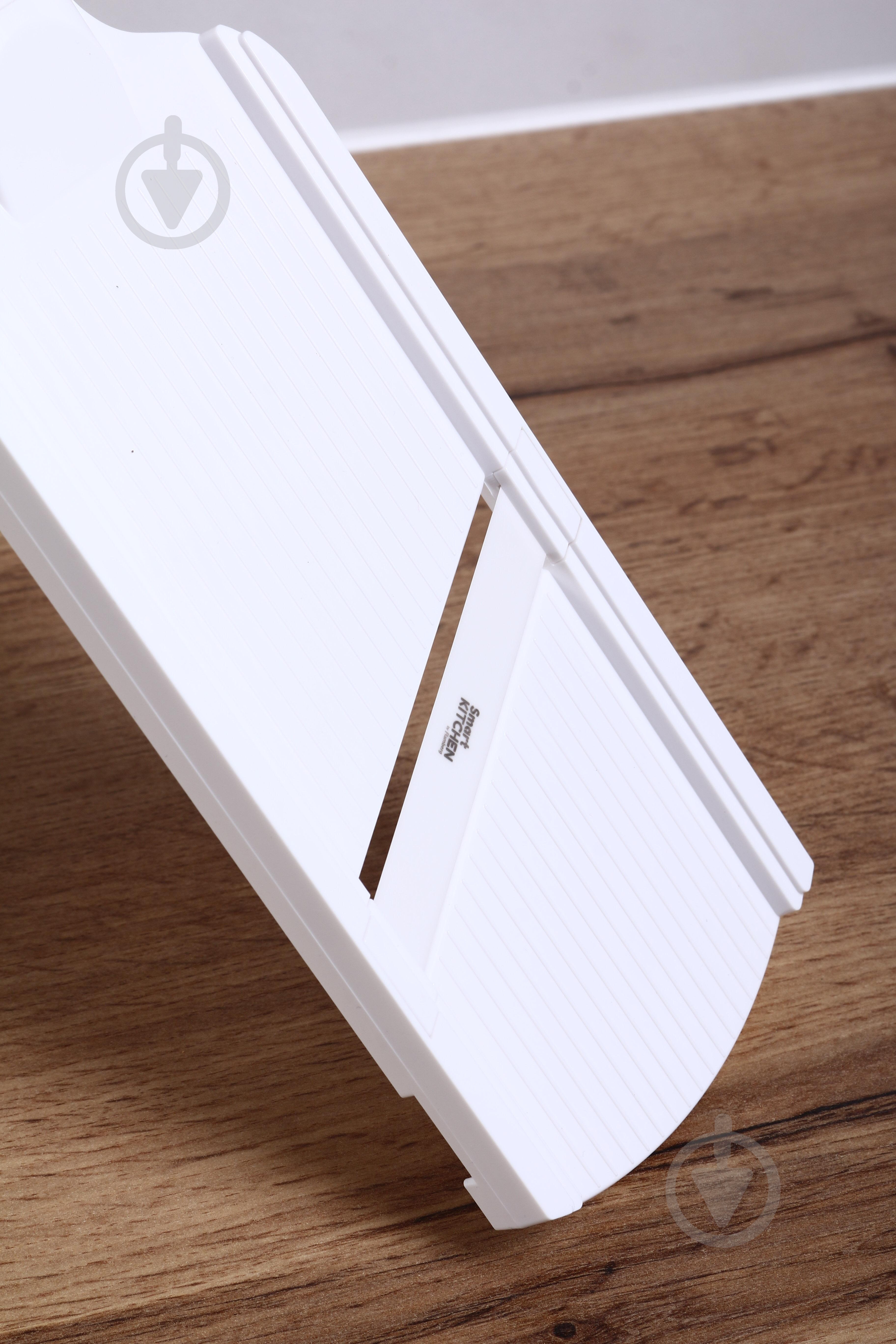 Терка-шинковка Smart Kitchen by Flamberg 30,5*9 см белый - фото 6 Терка-шинковка Smart Kitchen by Flamberg 30,5*9 см белый - фото 6