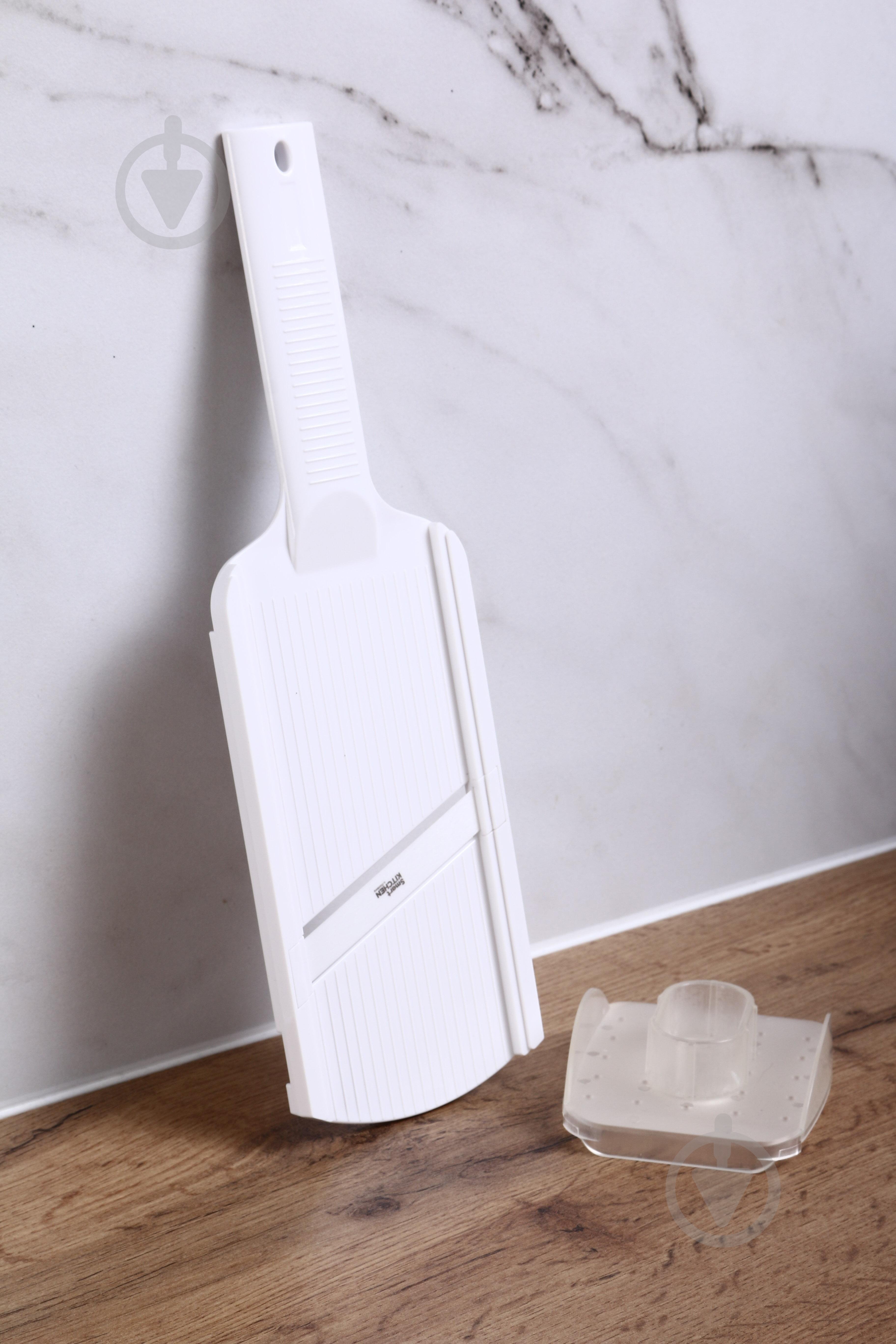 Терка-шинковка Smart Kitchen by Flamberg 30,5*9 см белый - фото 7 Терка-шинковка Smart Kitchen by Flamberg 30,5*9 см белый - фото 7