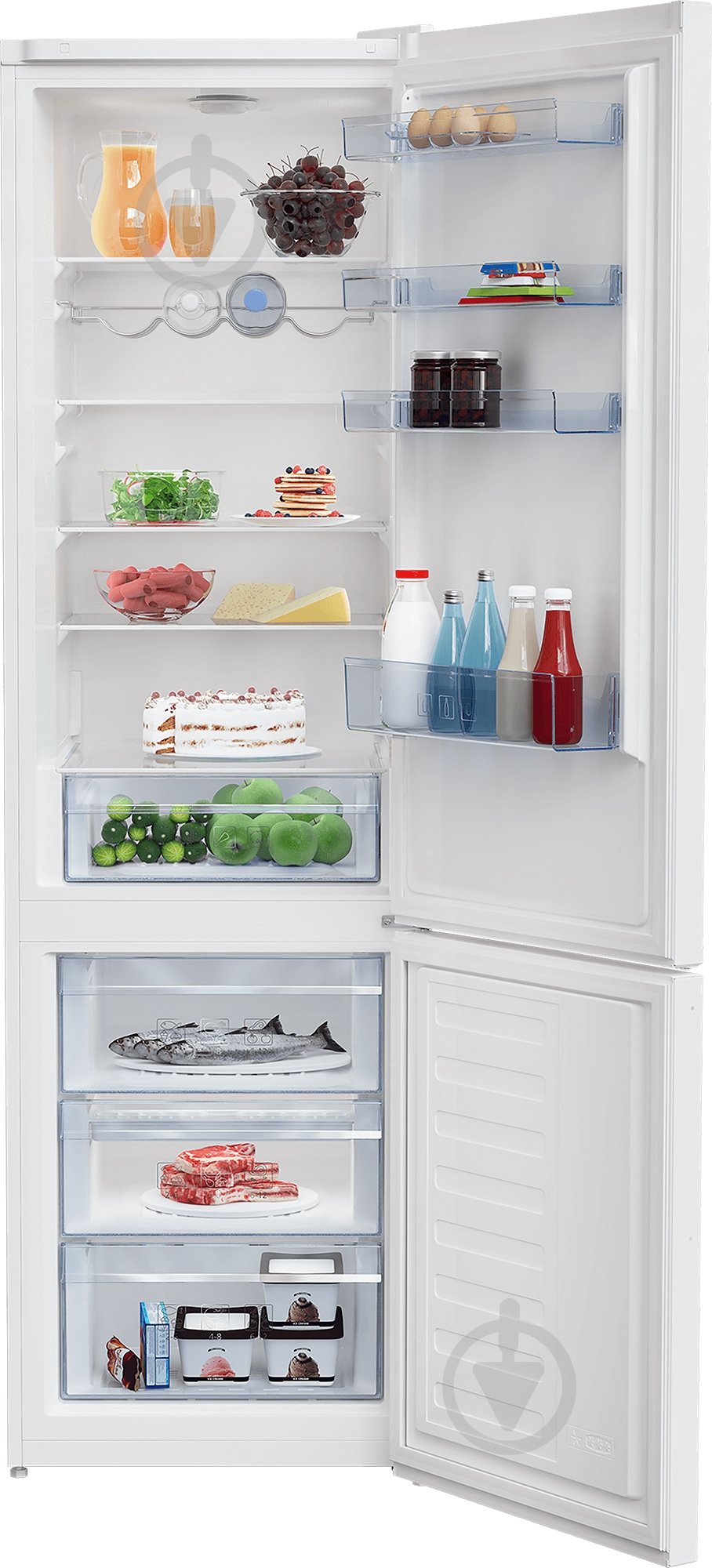 Холодильник Beko RCSA406K30W - фото 3
