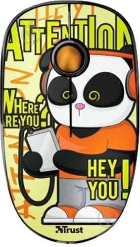 Мышь Trust Sketch Silent Click Wireless Yellow yellow (23337) - фото 2 Мышь Trust Sketch Silent Click Wireless Yellow yellow (23337) - фото 2