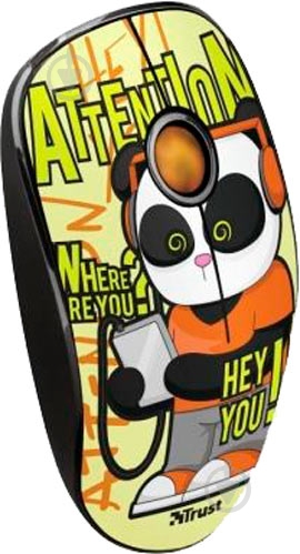 Мышь Trust Sketch Silent Click Wireless Yellow yellow (23337) - фото 3 Мышь Trust Sketch Silent Click Wireless Yellow yellow (23337) - фото 3