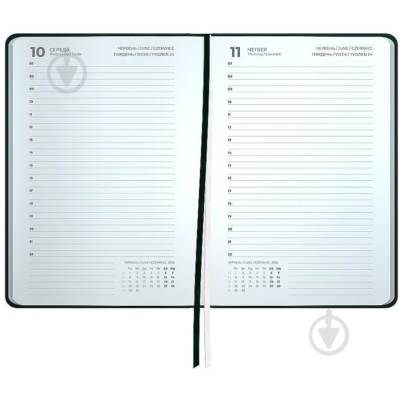 Дневник датированный Partner Traces Axent A5 2026 8829-26-2-A темно-зеленый - фото 3 Дневник датированный Partner Traces Axent A5 2026 8829-26-2-A темно-зеленый - фото 3