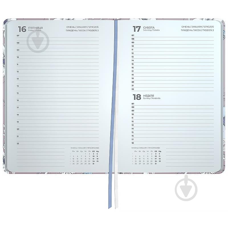 Дневник датированный Partner Blue Elegance Axent A5 2026 8901-26-1-A-PPS - фото 3 Дневник датированный Partner Blue Elegance Axent A5 2026 8901-26-1-A-PPS - фото 3