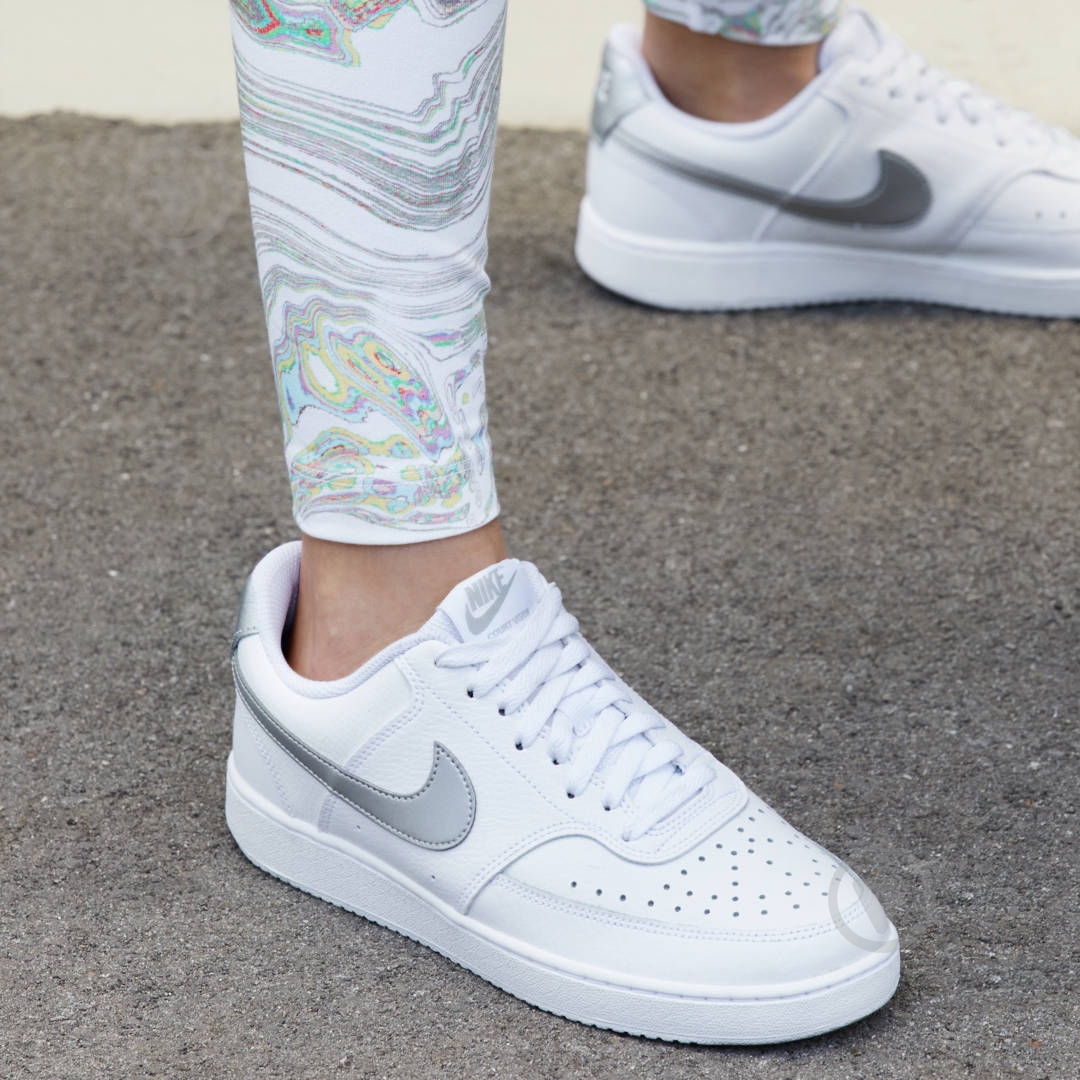 Кроссовки женские демисезонные Nike Court Vision Low CD5434-111 р.40,5 белые - фото 11