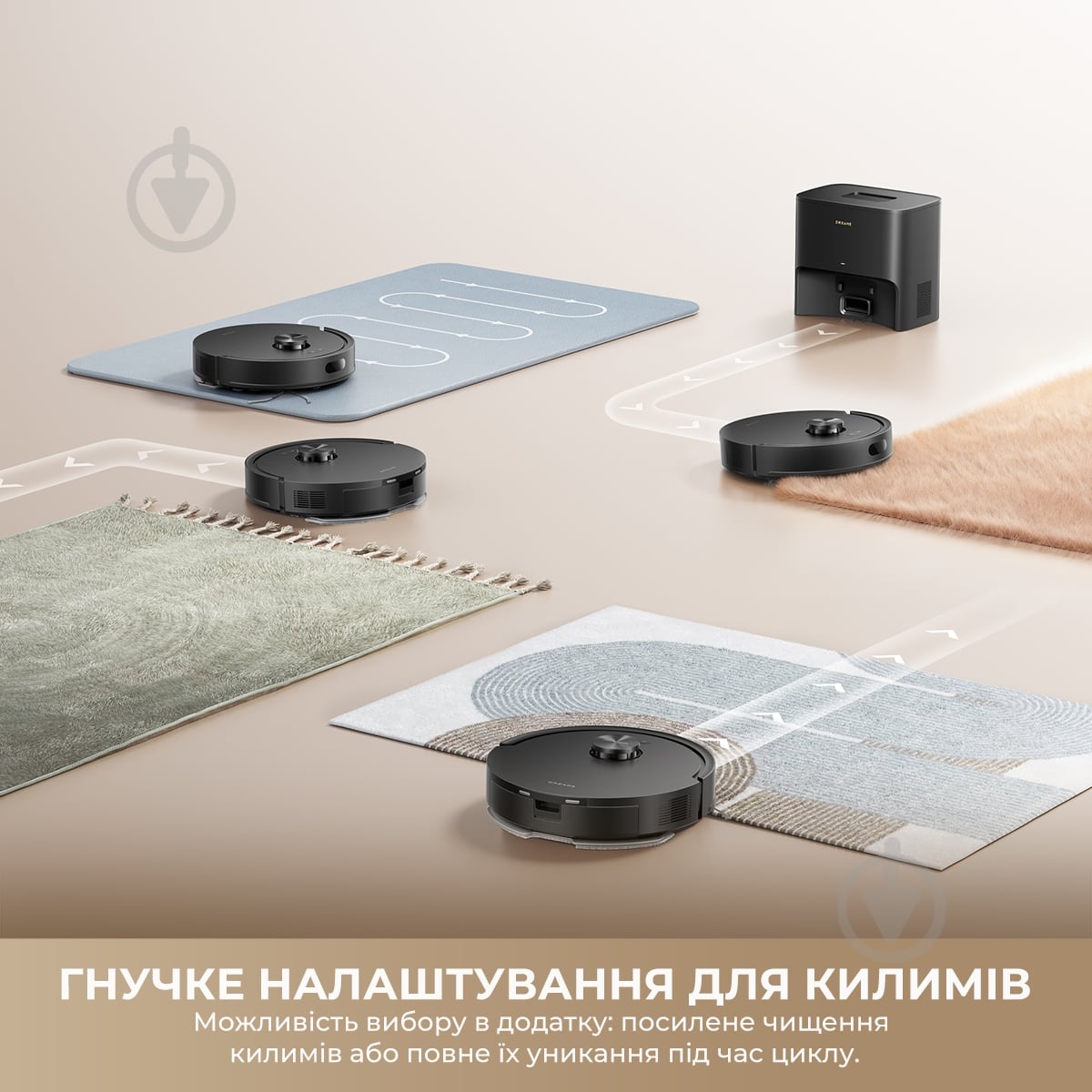 Робот-пылесос моющий DREAME Bot F20 Plus White white - фото 6