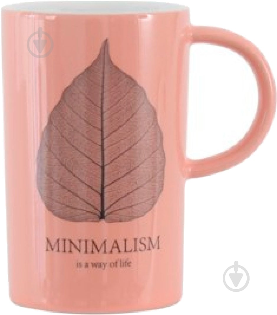 Чашка Limited Edition Minimalism 340 мл Coral (HTK-021) - фото 1