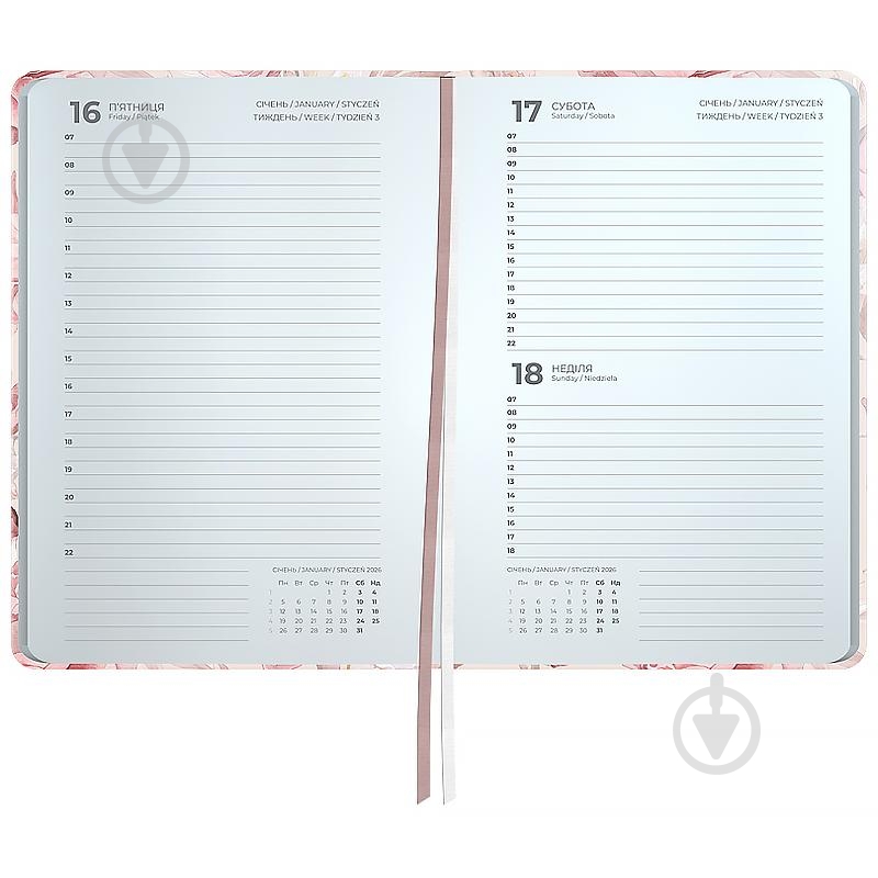 Дневник датированный Partner Peony Dreams Axent A5 2026 8901-26-2-A-CC - фото 3 Дневник датированный Partner Peony Dreams Axent A5 2026 8901-26-2-A-CC - фото 3