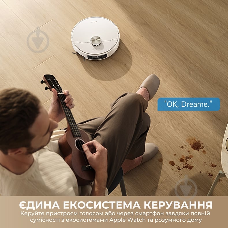 Робот-пилосос мийний DREAME L50s Pro Ultra White white — фото 14