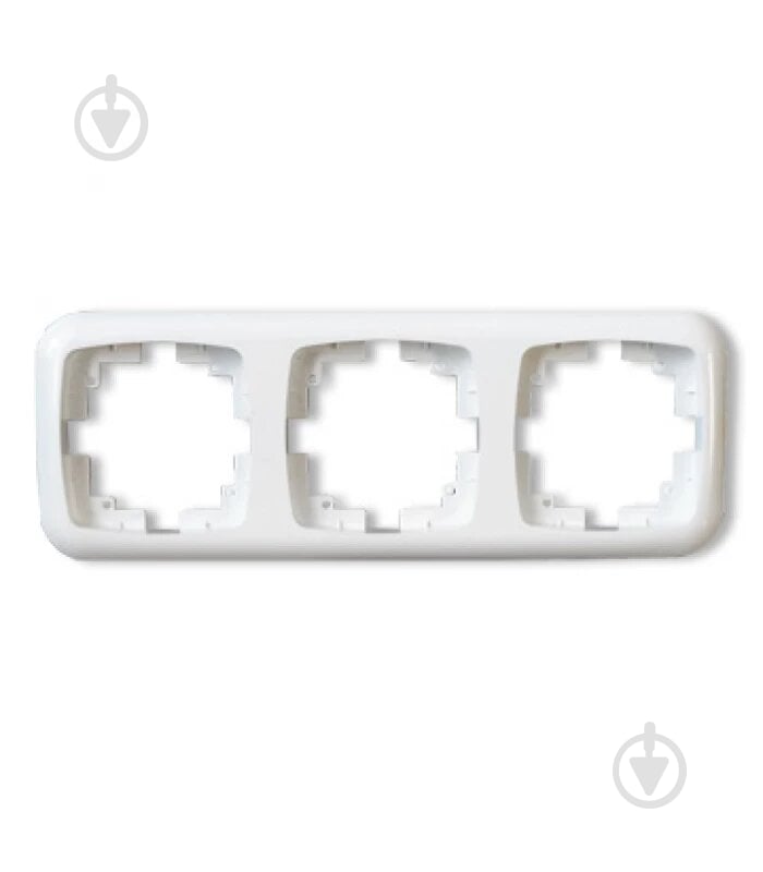 Рамка трехместная Legend Electrum белый D-FD-1261 - фото 1 Рамка трехместная Legend Electrum белый D-FD-1261 - фото 1