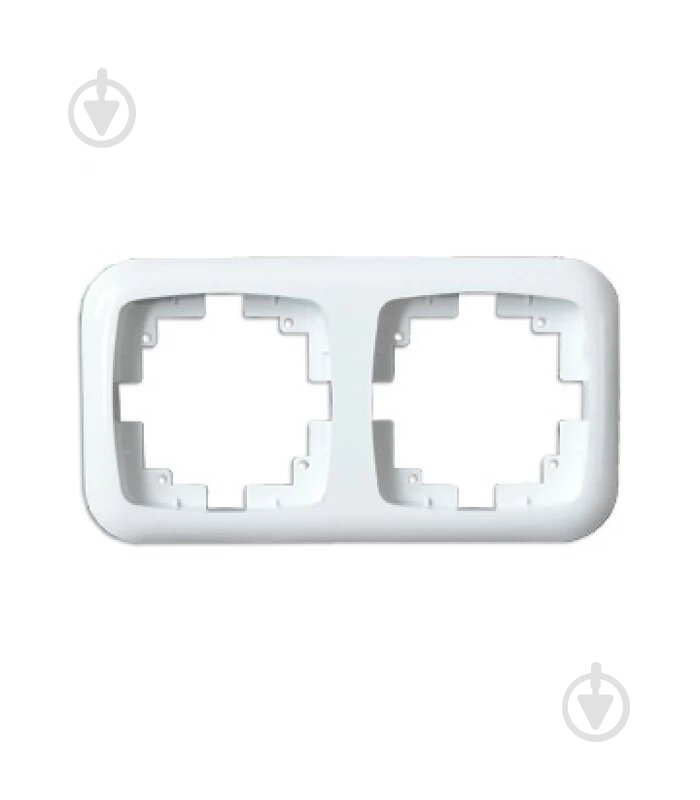 Рамка двомісна Legend Electrum горизонтальна білий D-FD-1260 - фото 1