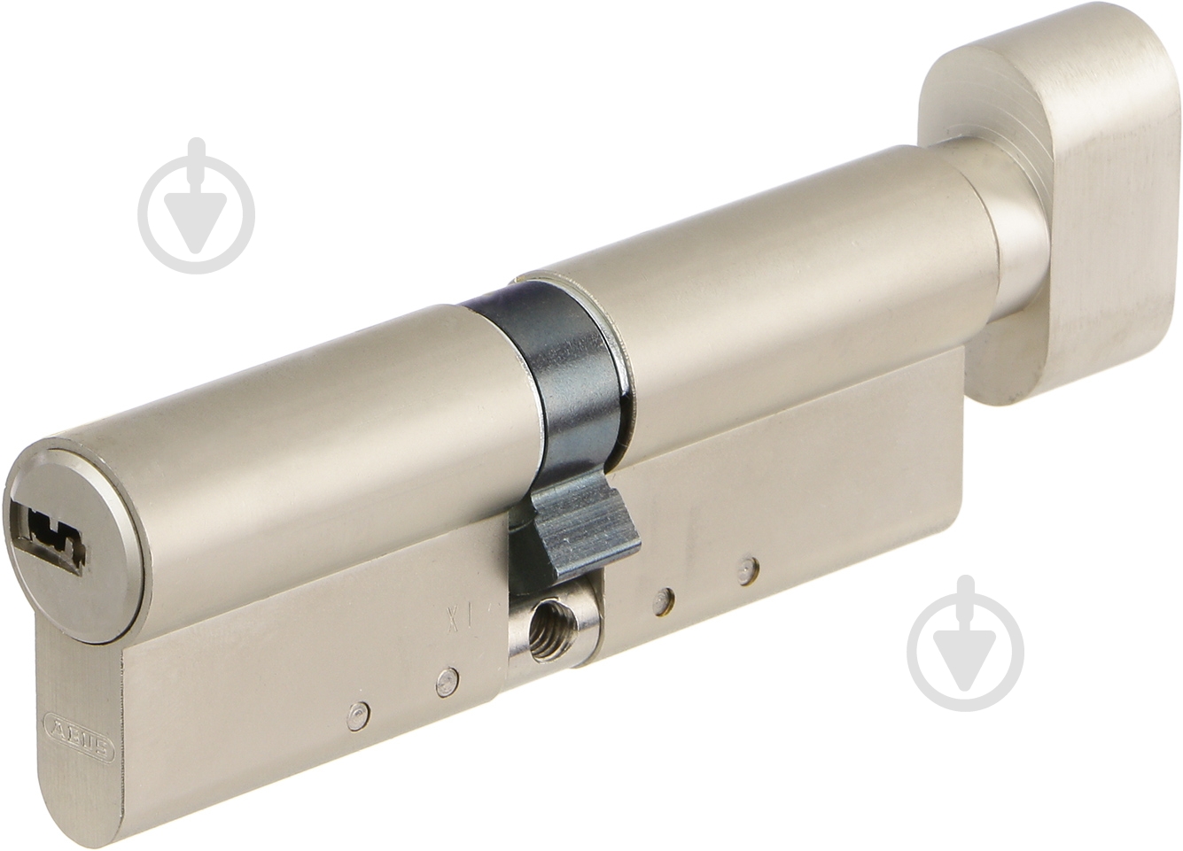 Цилиндр Abus KD15 45x45 ключ-вороток 90 мм матовый никель - фото 1 Цилиндр Abus KD15 45x45 ключ-вороток 90 мм матовый никель - фото 1