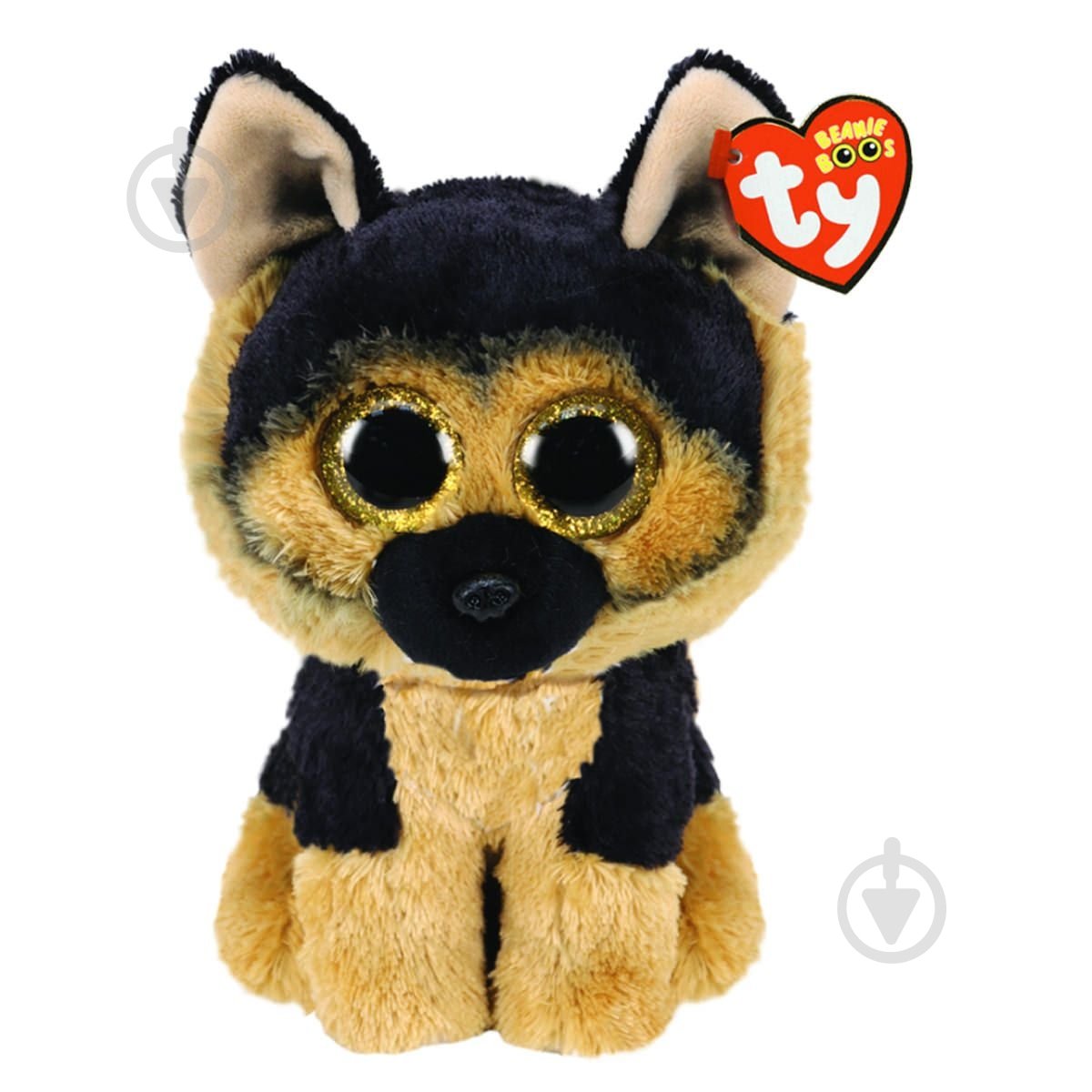 М'яка іграшка TY Beanie Boo's Німецька вівчарка Spirit 25 см чорний із коричневим 36473 - фото 1