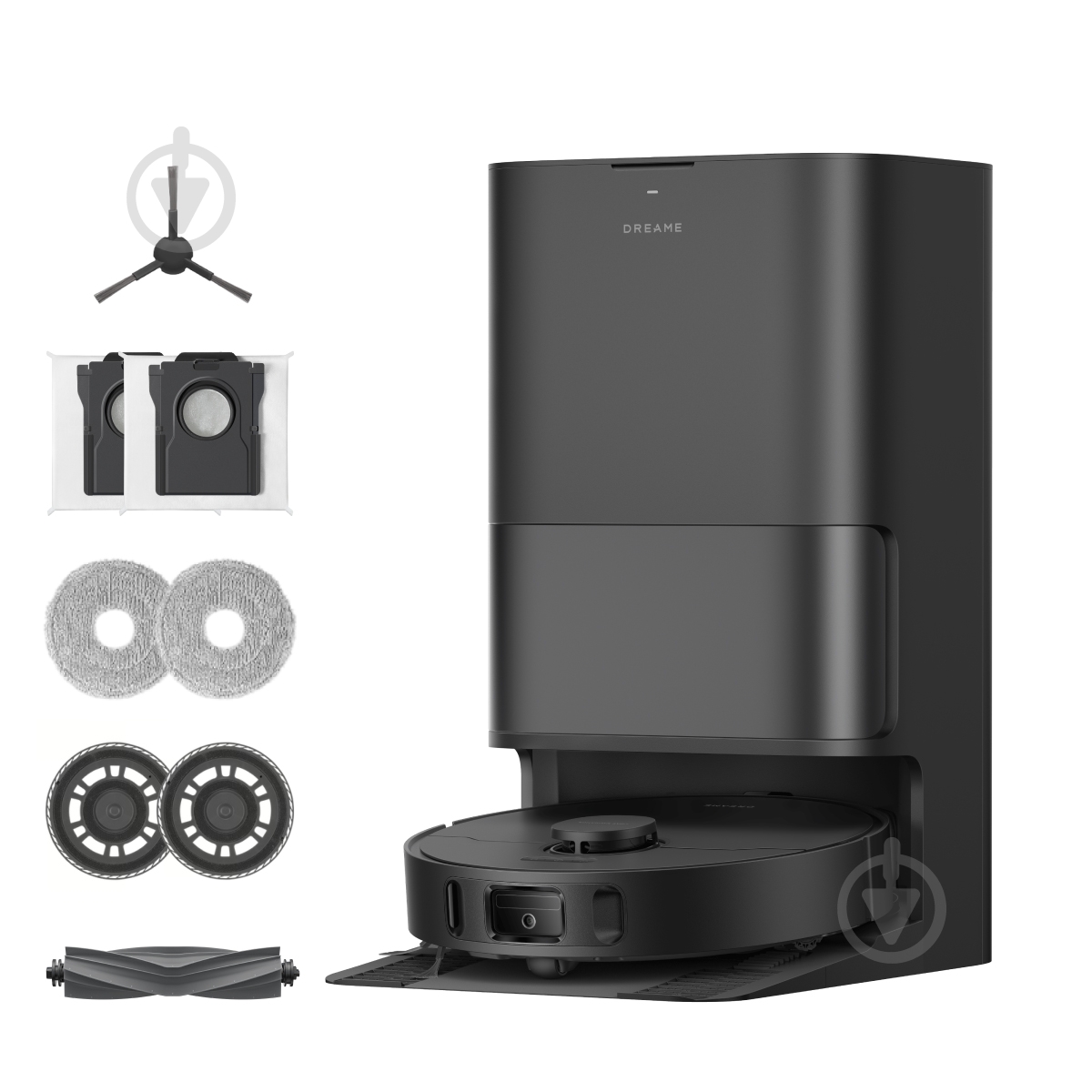 Робот-пылесос моющий DREAME D30 Ultra black - фото 1