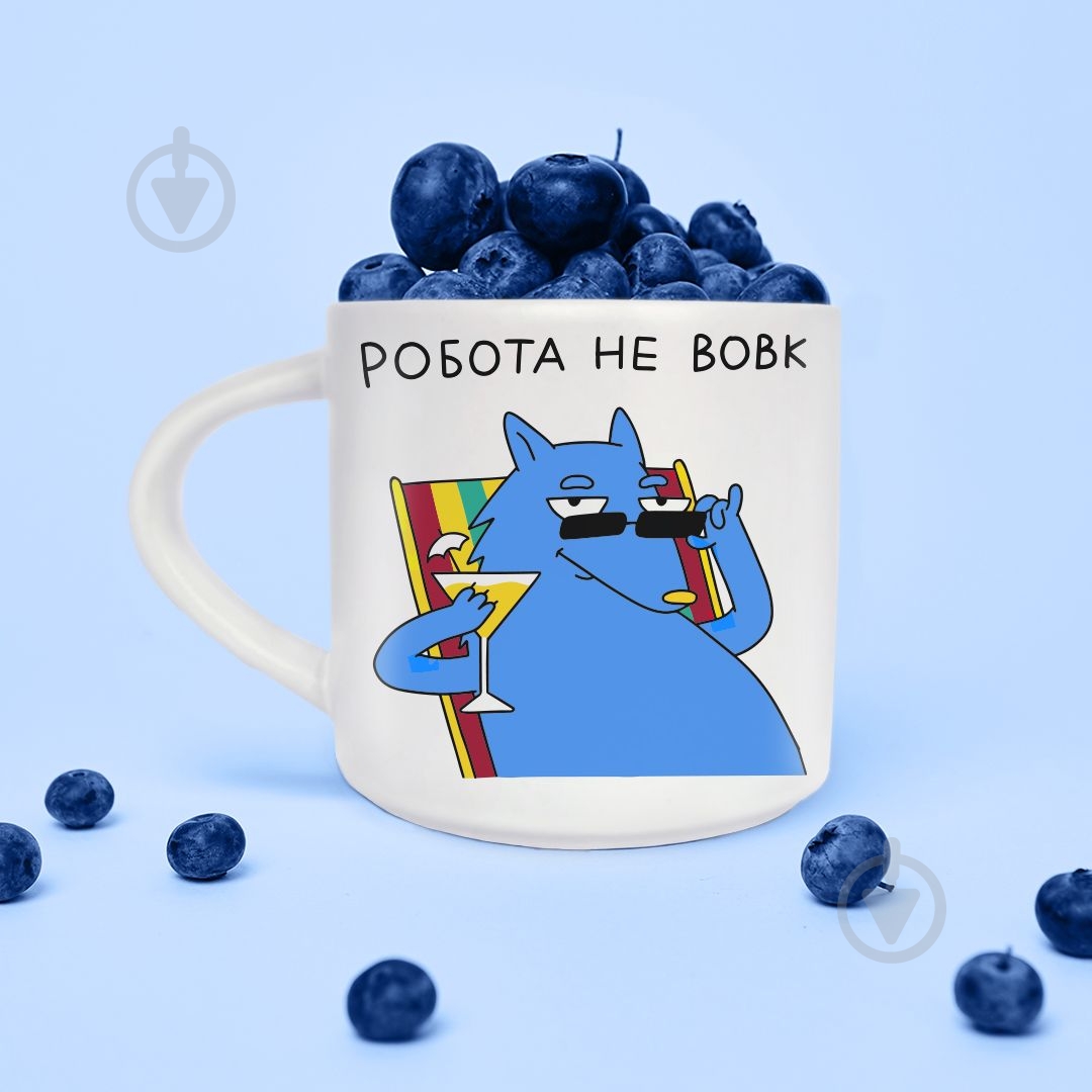 Чашка Orner «Работа не волк» 400 мл - фото 5