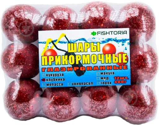 Прикормка Fishtoria 400 г клубника FT0034 - фото 1
