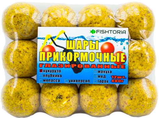 Прикормка Fishtoria 400 г кукуруза FT0035 - фото 1