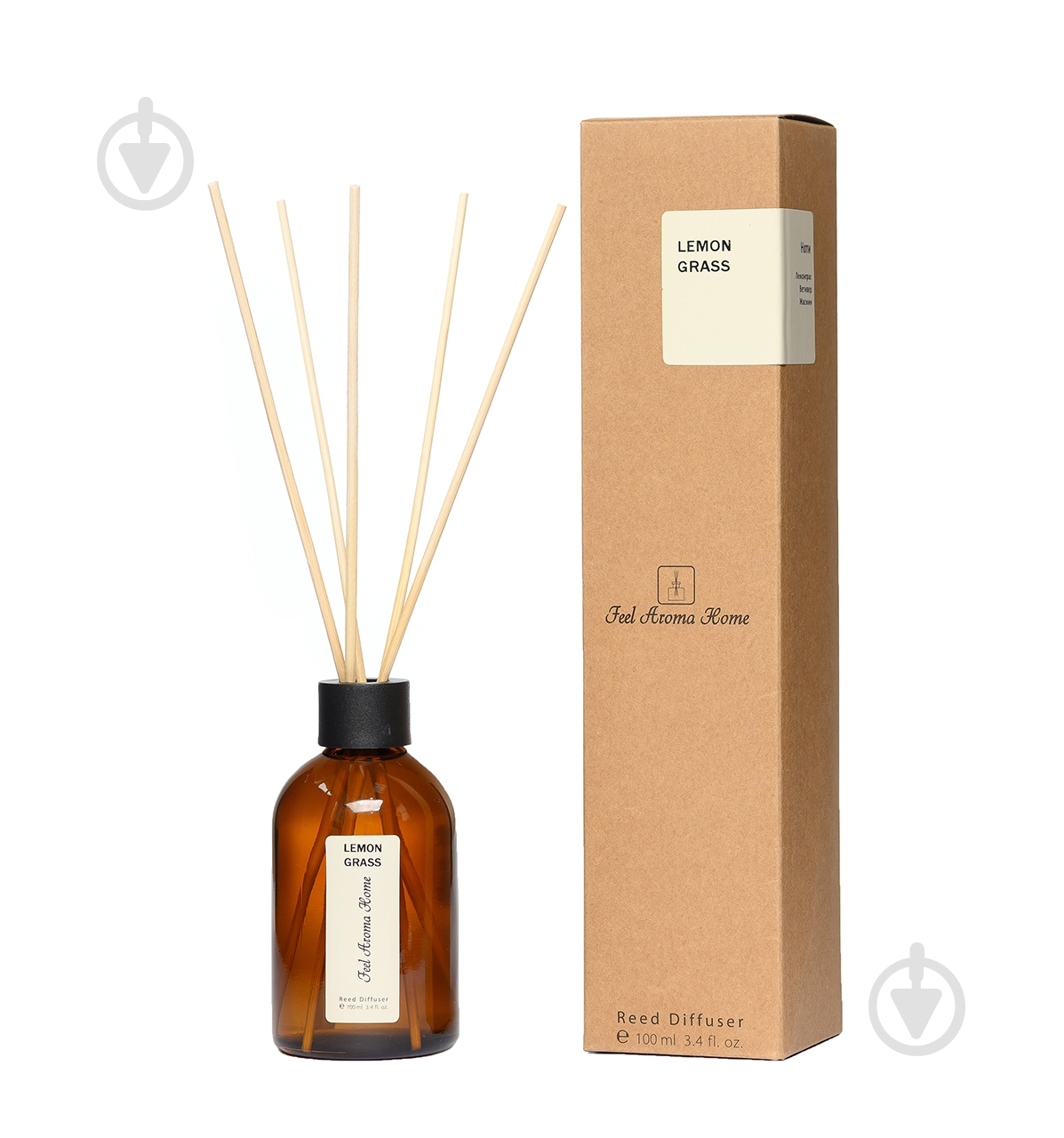 Аромадиффузор Feel Aroma Home Lemon Grass (100 мл) - фото 2 Аромадиффузор Feel Aroma Home Lemon Grass (100 мл) - фото 2