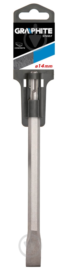 Долото GRAPHITE SDS-plus 14x250 мм 57H557 - фото 2