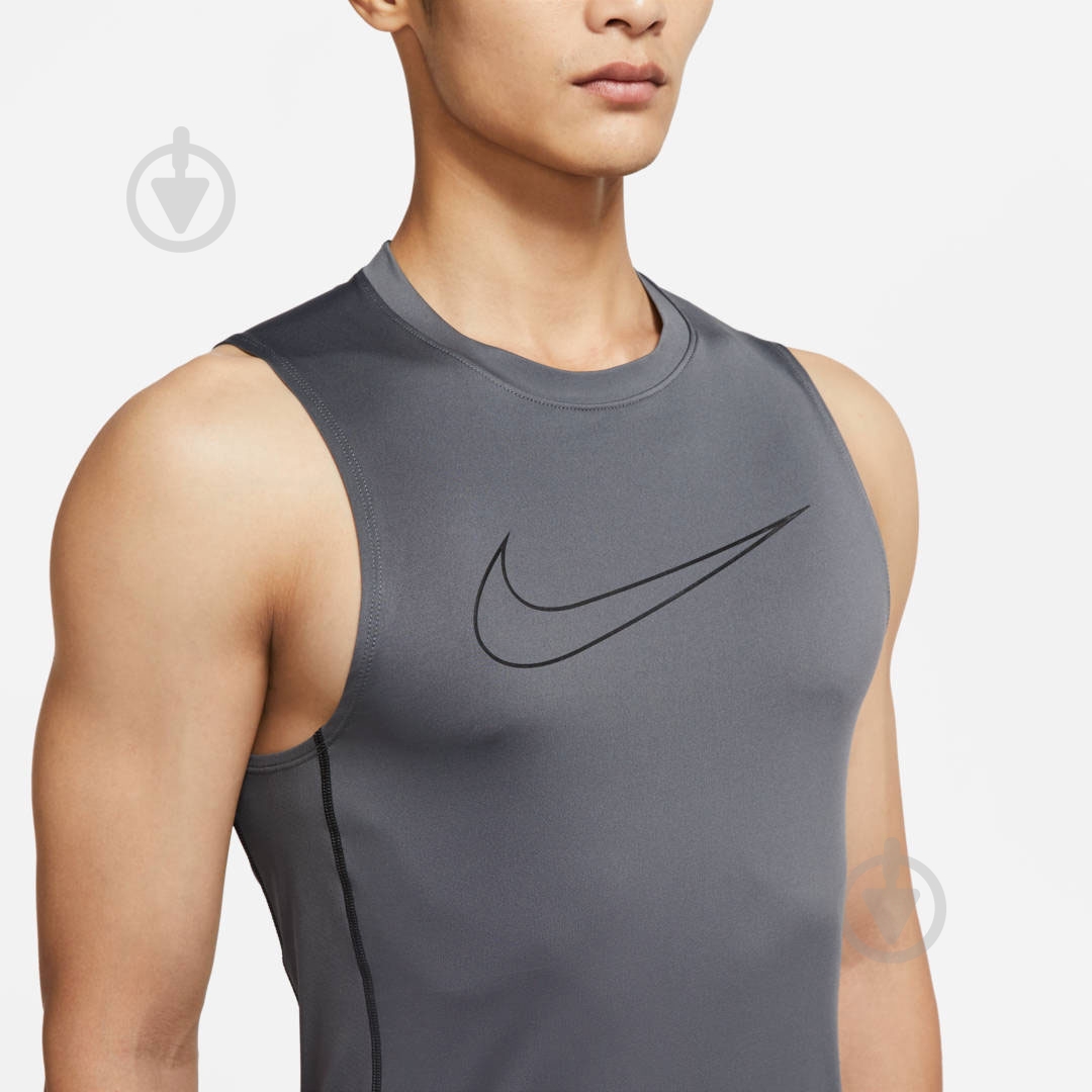 Майка Nike DD1988-068 р.2XL серый - фото 4