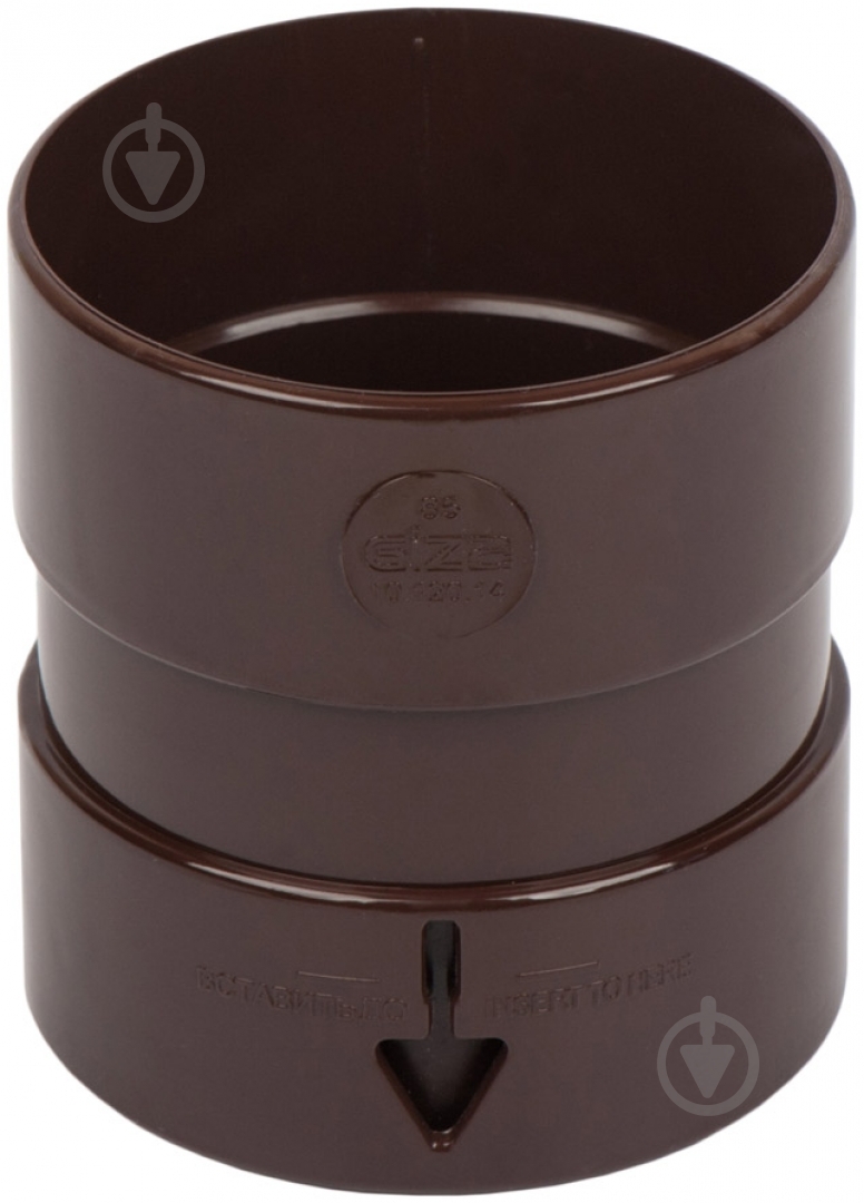 Муфта трубы RoofOK 85 мм коричневый - фото 1