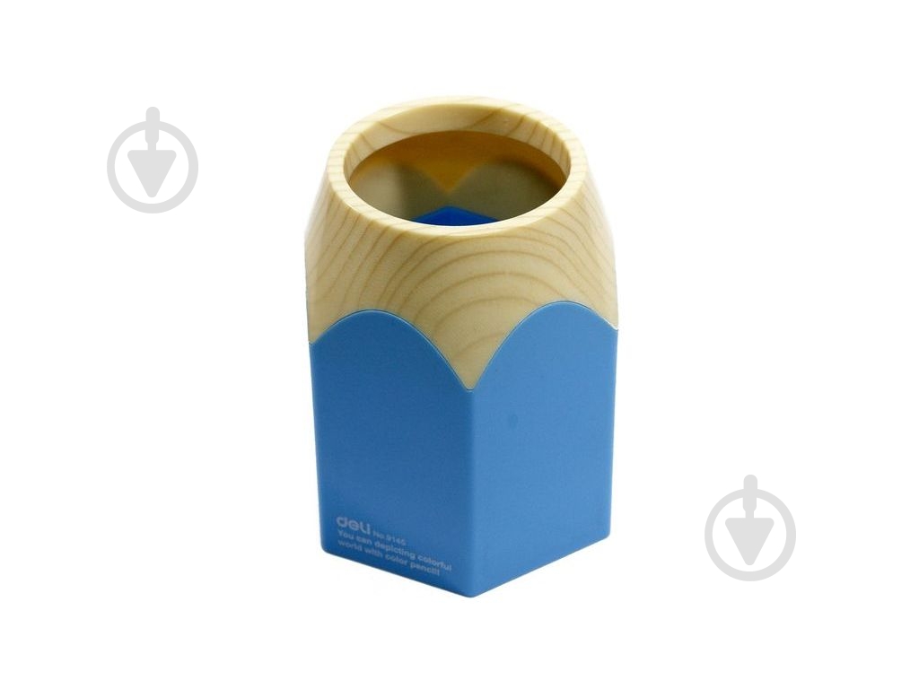 Подставка для ручек Карандаш синий 9145Е Deli - фото 1