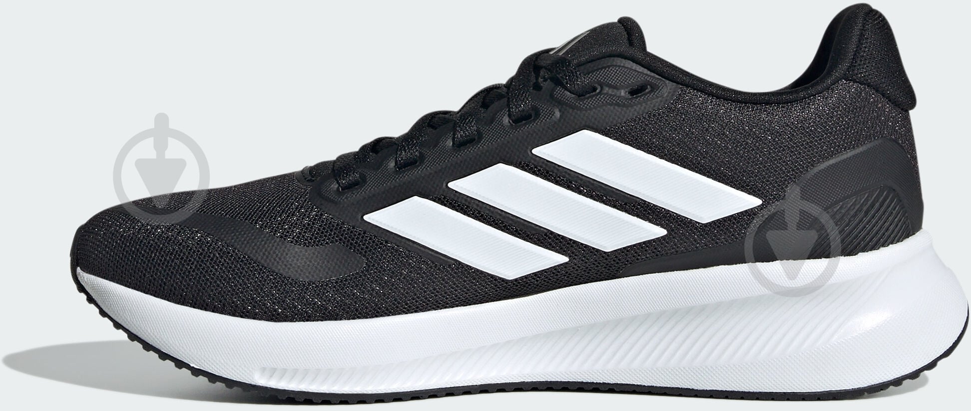 Кросівки дитячі Adidas RUNFALCON 5 J IE8589 р.39 1/3 чорні - фото 2