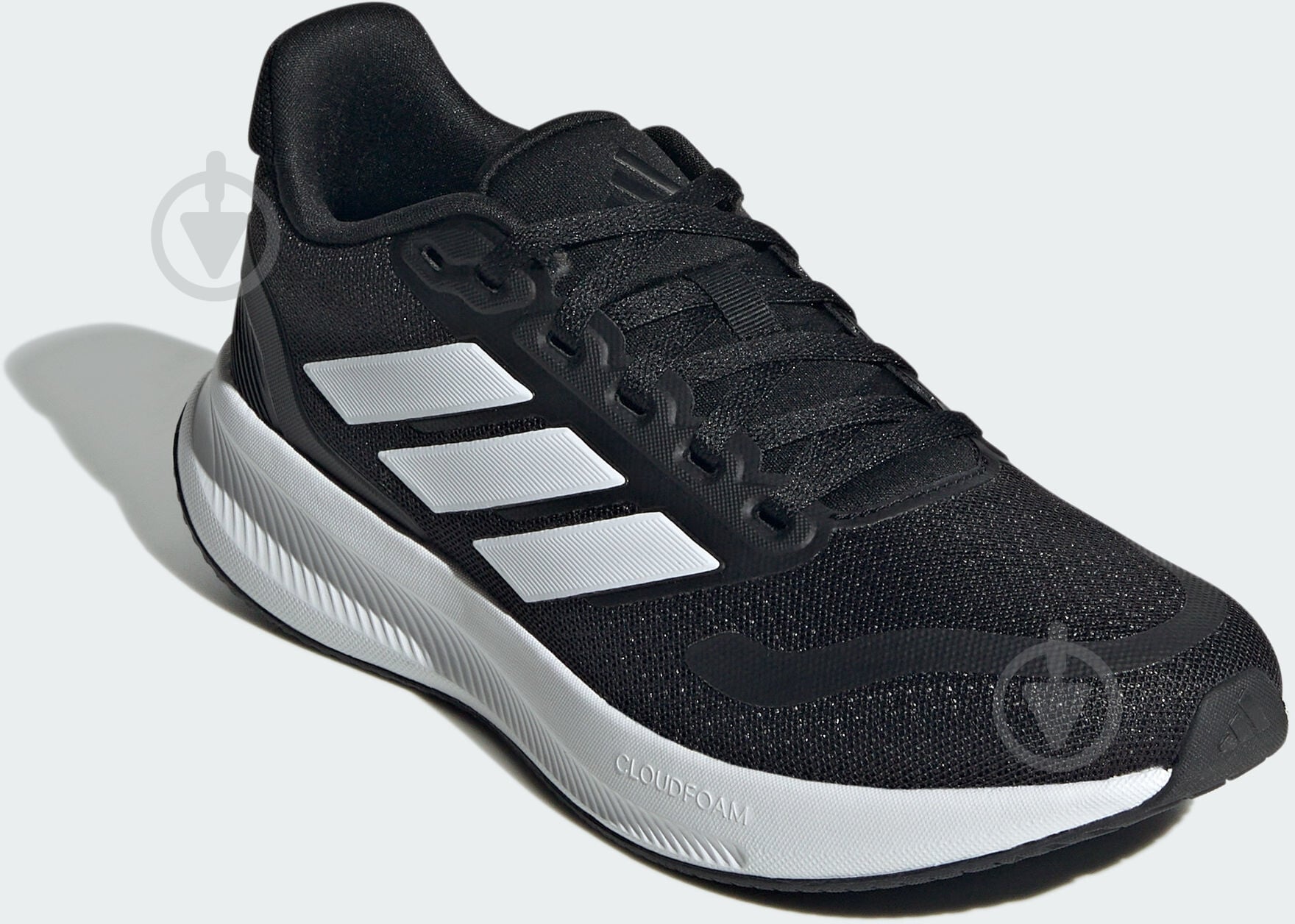 Кросівки дитячі Adidas RUNFALCON 5 J IE8589 р.39 1/3 чорні - фото 3