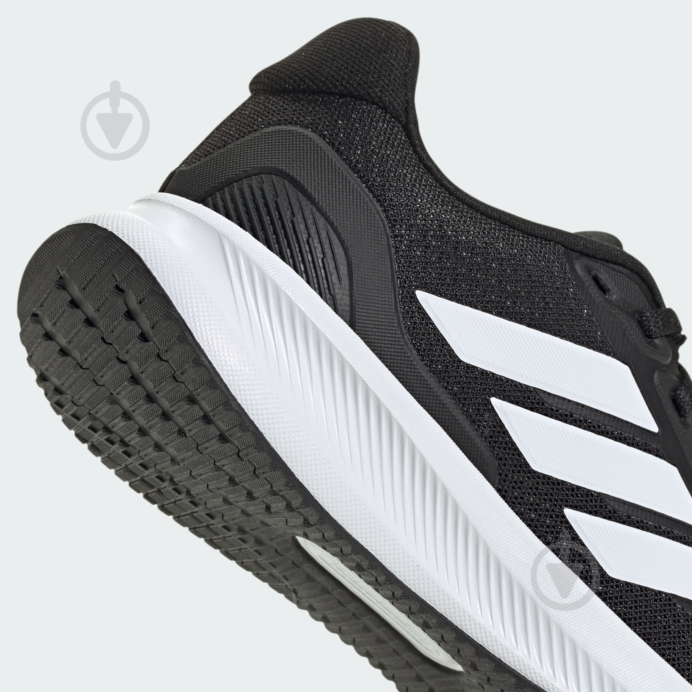 Кросівки дитячі Adidas RUNFALCON 5 J IE8589 р.39 1/3 чорні - фото 9
