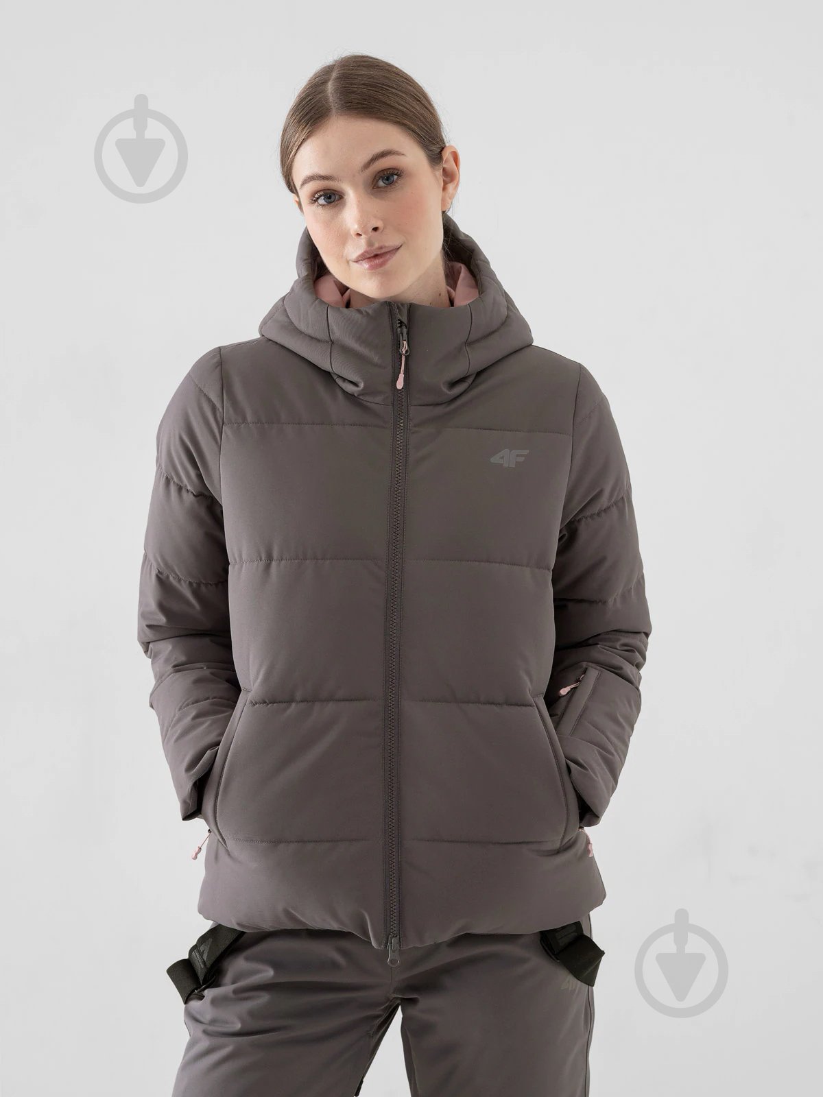 Куртка женская 4F D4Z21-KUDN200-24S р.XS серая - фото 1