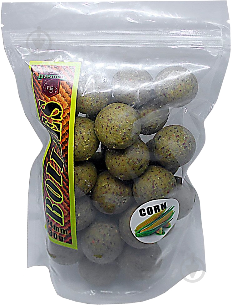 Бойлы King Fish 330 г кукуруза KUK24 - фото 1