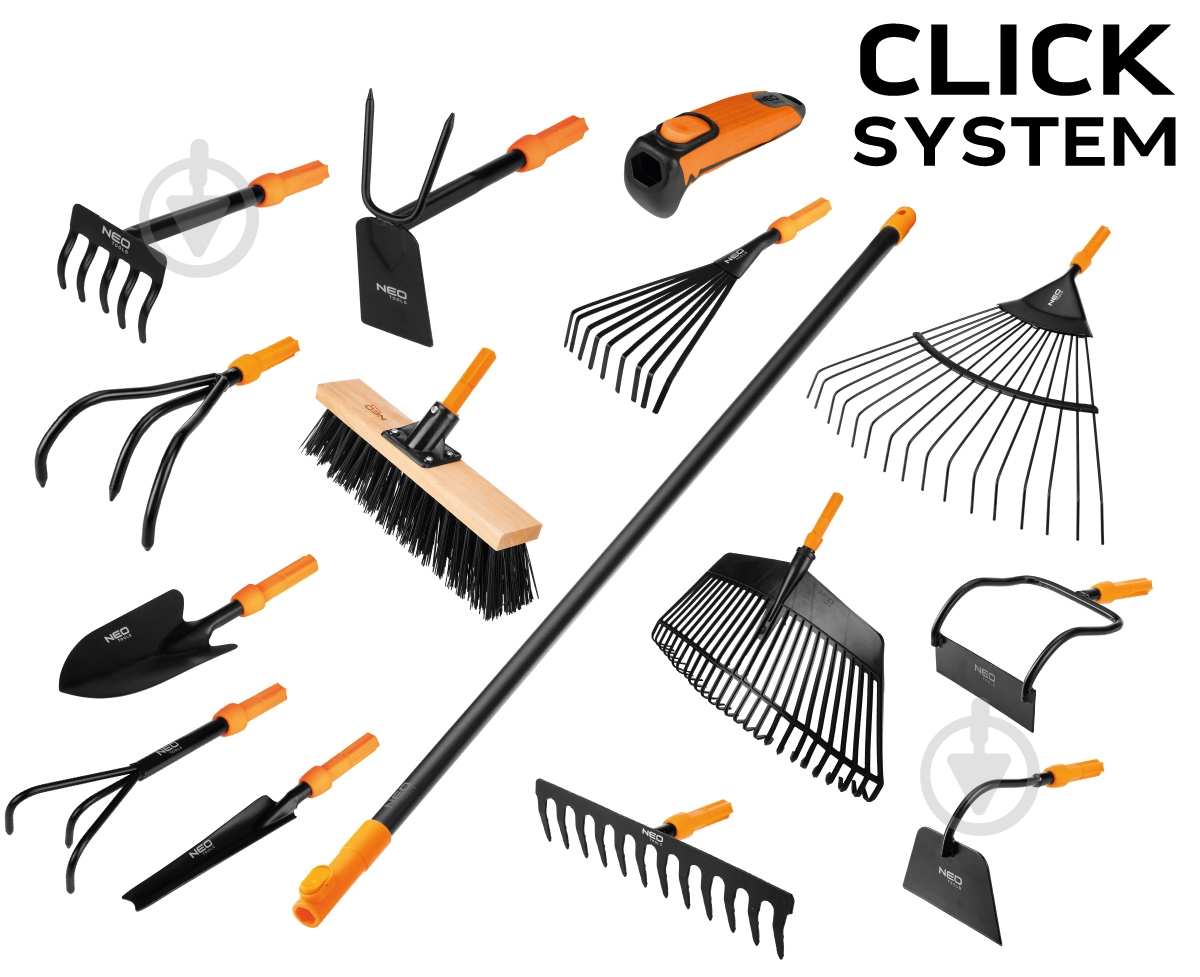 Ручка NEO tools NEO Click System 130 см 95-051 - фото 8 Ручка NEO tools NEO Click System 130 см 95-051 - фото 8