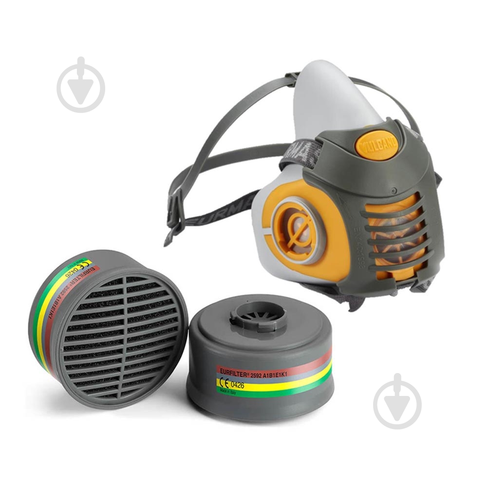 Напівмаска MILLA Vulcano 2000 + A1В1Е1К1 A1B1E1K1 - фото 3