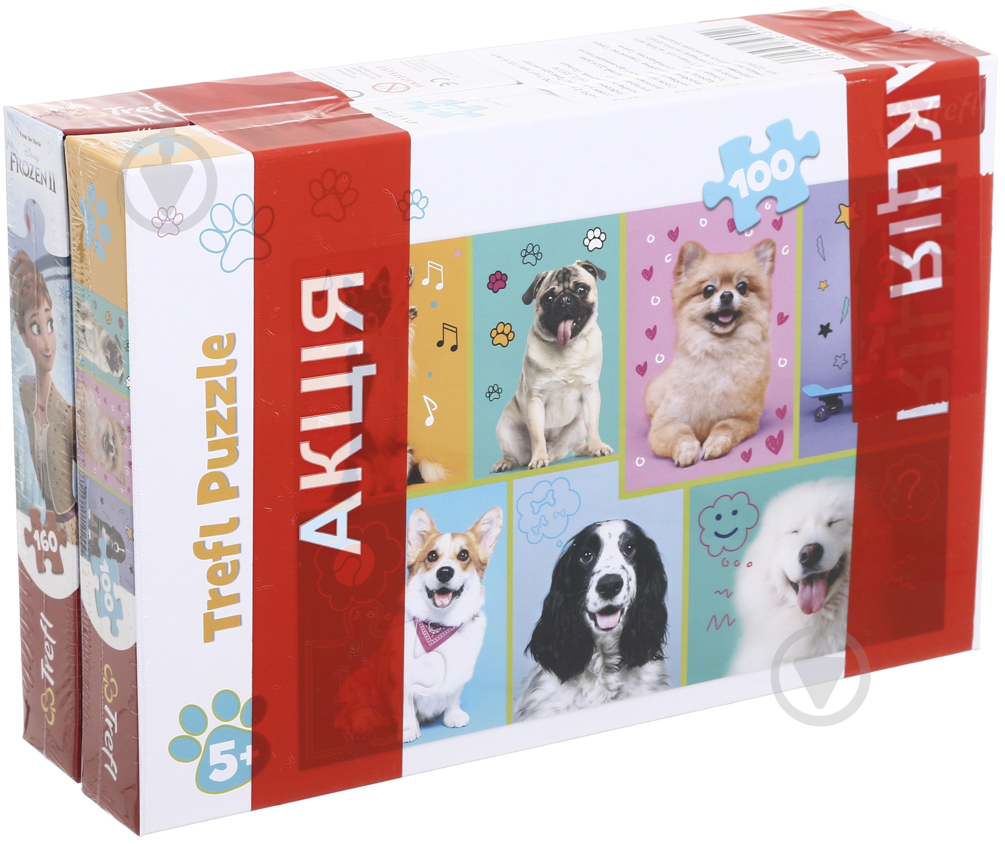 Набор пазлов Trefl 2 по цене 1 В мире собак + Приключения сестер 16421_15374 - фото 2 Набор пазлов Trefl 2 по цене 1 В мире собак + Приключения сестер 16421_15374 - фото 2