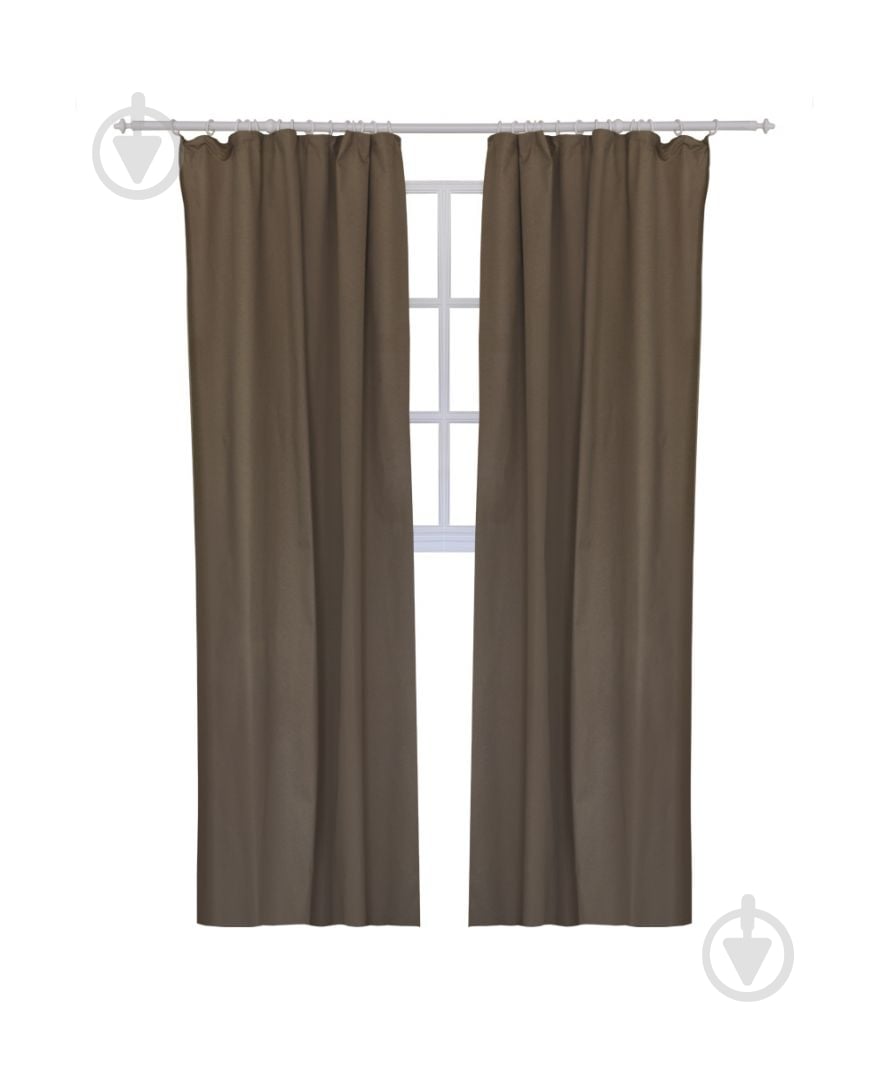 Штора Brown135х250 см. Прованс - фото 1