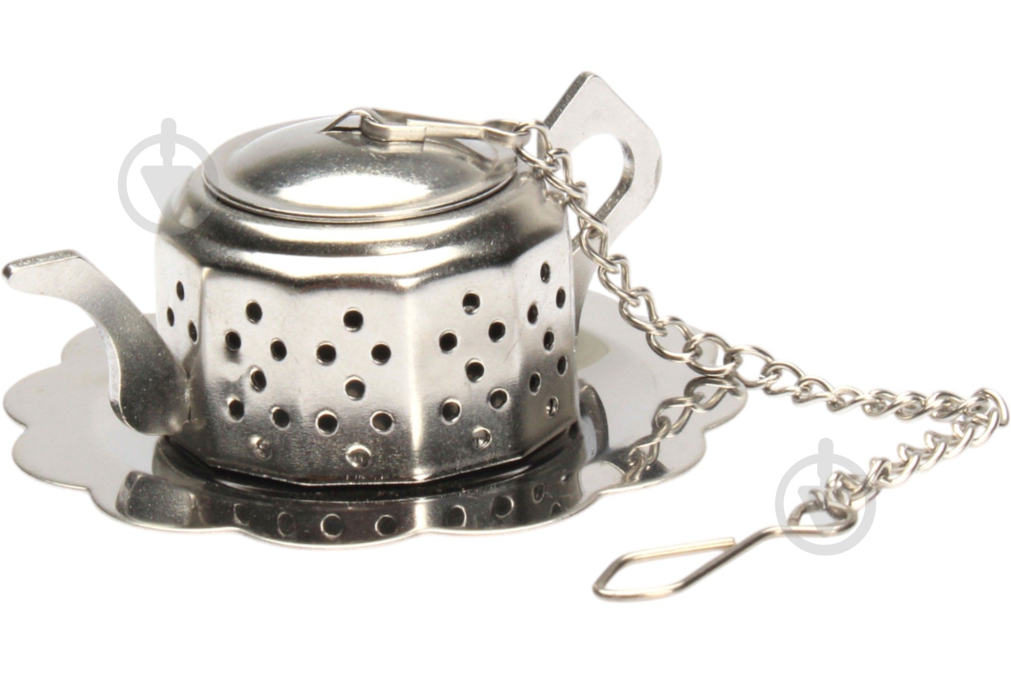 Ситечко для чая Flamberg 3,3х2,5 см нержавеющая сталь - фото 1 Ситечко для чая Flamberg 3,3х2,5 см нержавеющая сталь - фото 1