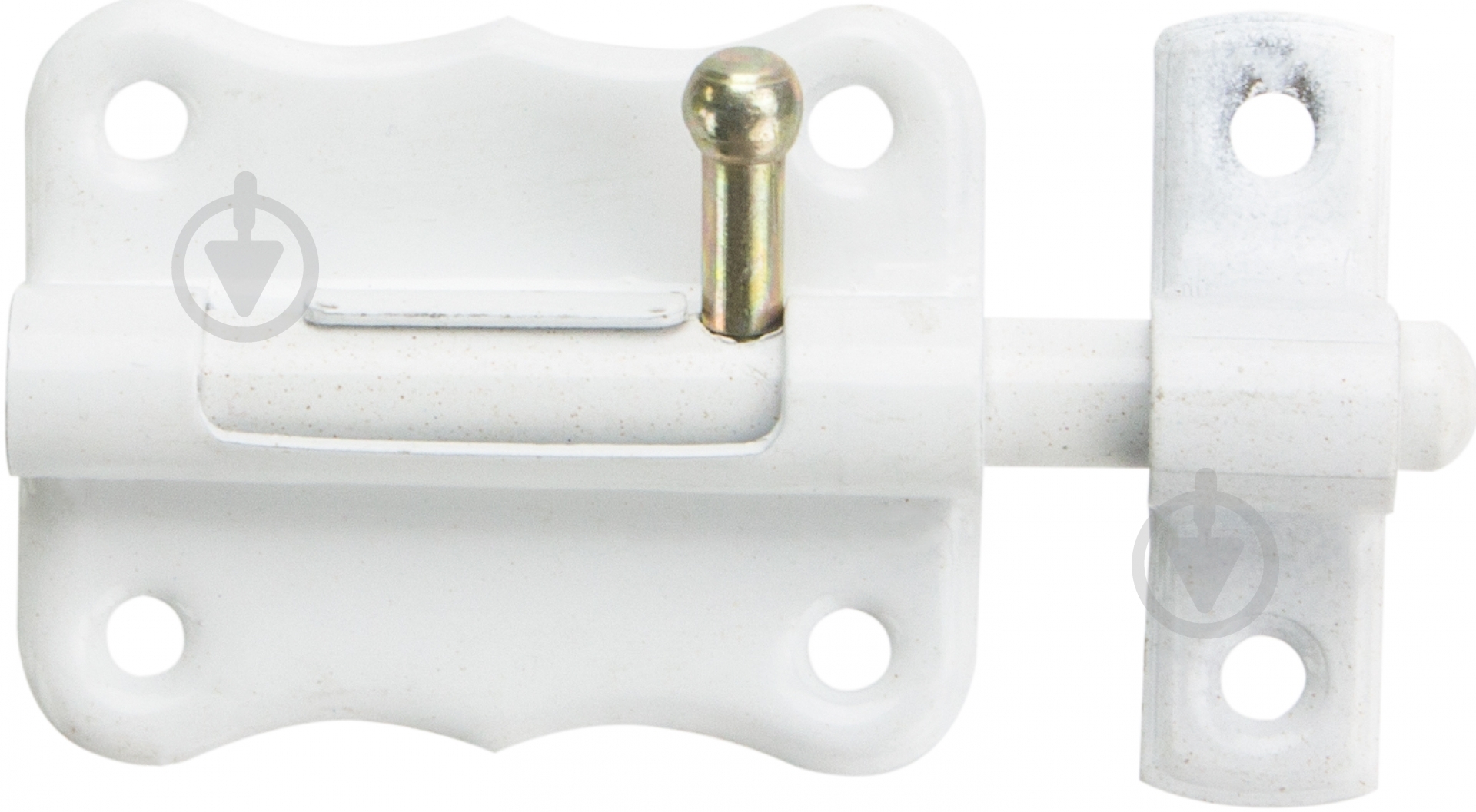 Засов №6 90x10 см белый - фото 1