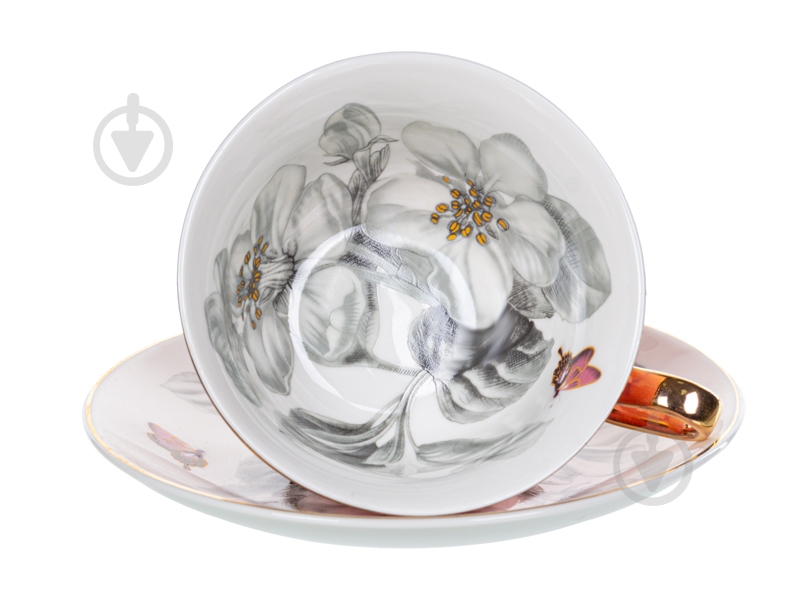 Чашка з блюдцем Lefard Wild Rose 200 мл 975-057 - фото 3