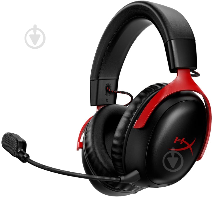 Навушники HyperX Cloud III Wireless black-red (77Z46AA) - фото 1