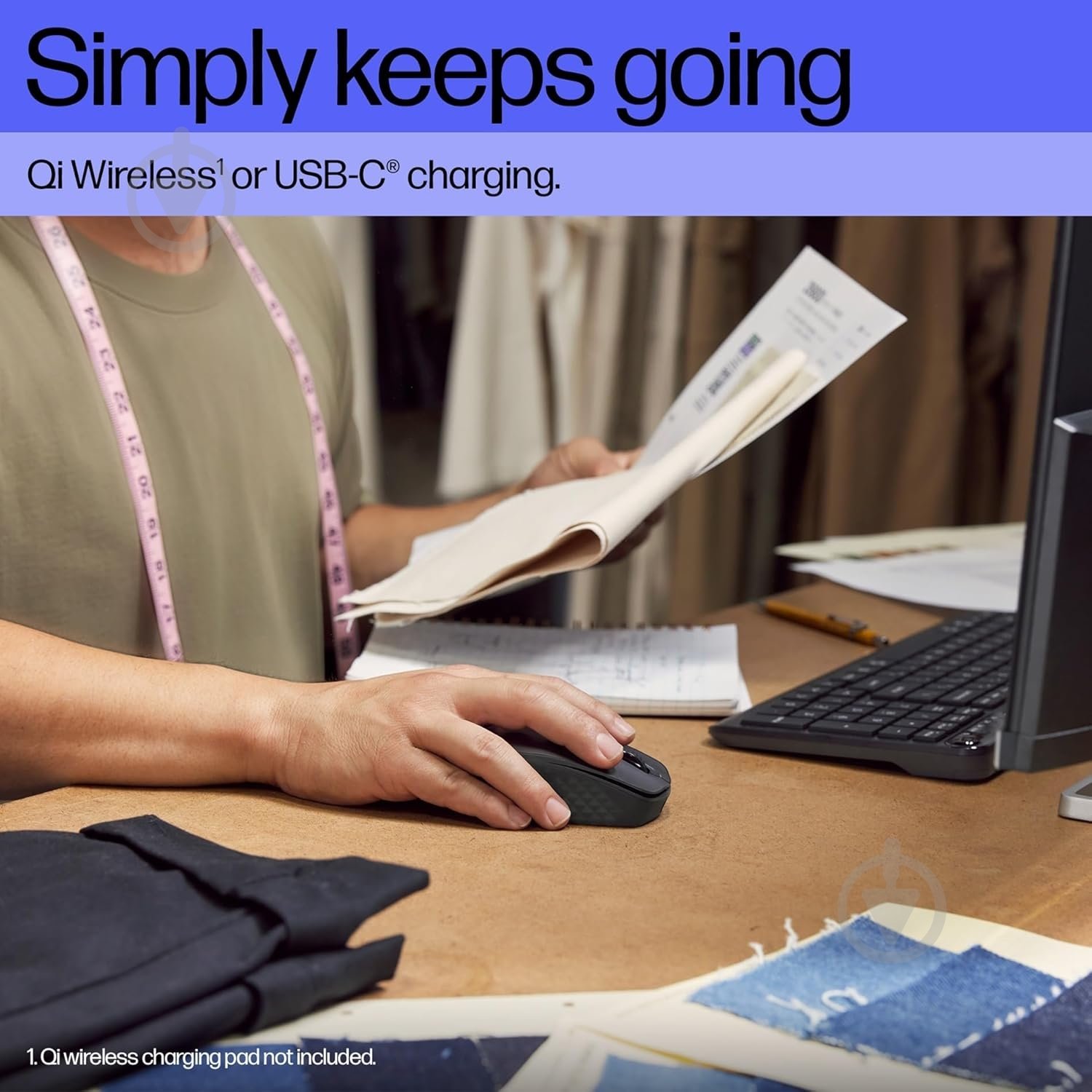 Мышь HP 690 Rechargeable BT black (7M1D4AA) - фото 14 Мышь HP 690 Rechargeable BT black (7M1D4AA) - фото 14