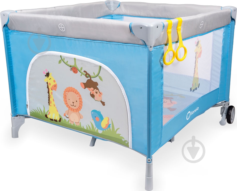 Манеж Lionelo Stella blue animals LO.ST05 - фото 1 Манеж Lionelo Stella blue animals LO.ST05 - фото 1