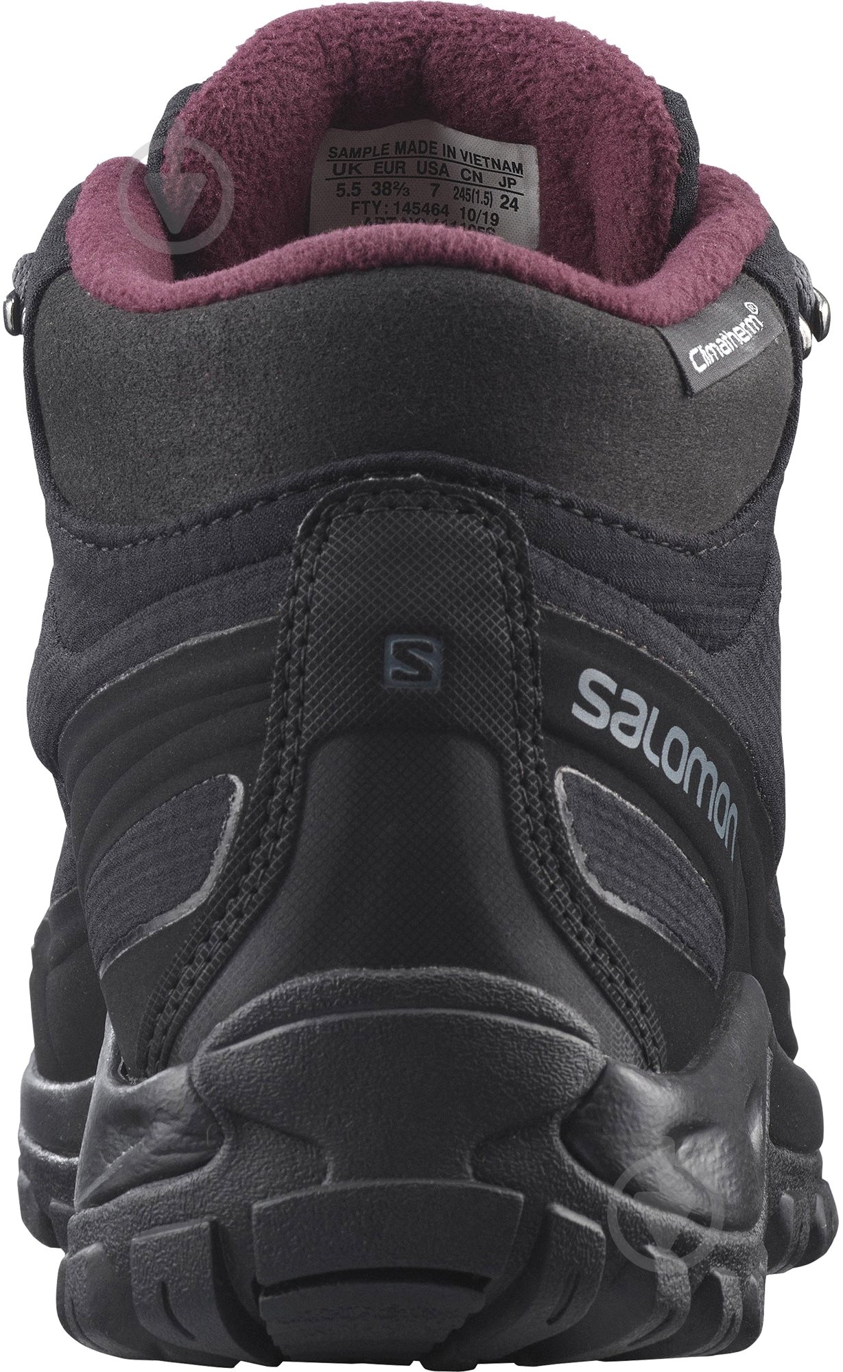 Черевики Salomon SHELTER CS WP W L41110500 р.37 1/3 чорний - фото 8 Черевики Salomon SHELTER CS WP W L41110500 р.37 1/3 чорний - фото 8