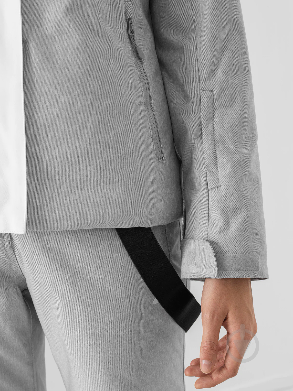 Куртка женская 4F D4Z21-KUDN303-27M р.2XL серый меланж - фото 4 Куртка женская 4F D4Z21-KUDN303-27M р.2XL серый меланж - фото 4