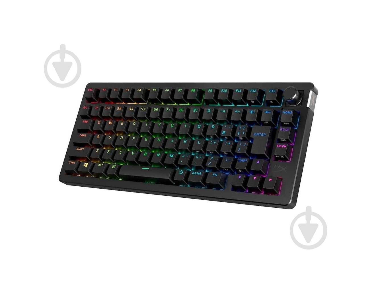 Клавиатура HyperX Alloy Rise 75 Wireless ENG/UA RGB (91Y91AA) black - фото 3 Клавиатура HyperX Alloy Rise 75 Wireless ENG/UA RGB (91Y91AA) black - фото 3