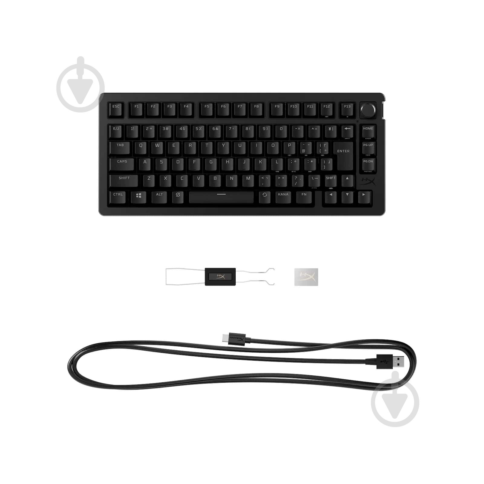 Клавиатура HyperX Alloy Rise 75 Wireless ENG/UA RGB (91Y91AA) black - фото 6 Клавиатура HyperX Alloy Rise 75 Wireless ENG/UA RGB (91Y91AA) black - фото 6