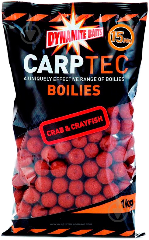 Бойли Dynamite Baits Carptec Crab&Crayfish 1000 г рак DY695 - фото 1 Бойли Dynamite Baits Carptec Crab&Crayfish 1000 г рак DY695 - фото 1