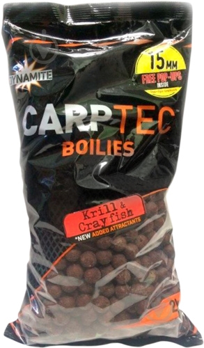 Бойлы Dynamite Baits CarpTec Krill&Crayfish 2000 г рак DY1150 - фото 1
