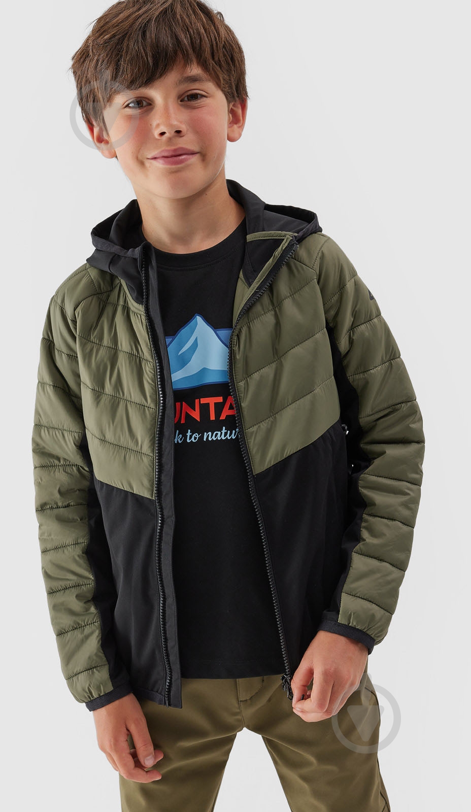 Куртка для мальчиков 4F TECHNICAL JACKET M282 4FJAW23TTJAM282-44S хаки - фото 6 Куртка для мальчиков 4F TECHNICAL JACKET M282 4FJAW23TTJAM282-44S хаки - фото 6