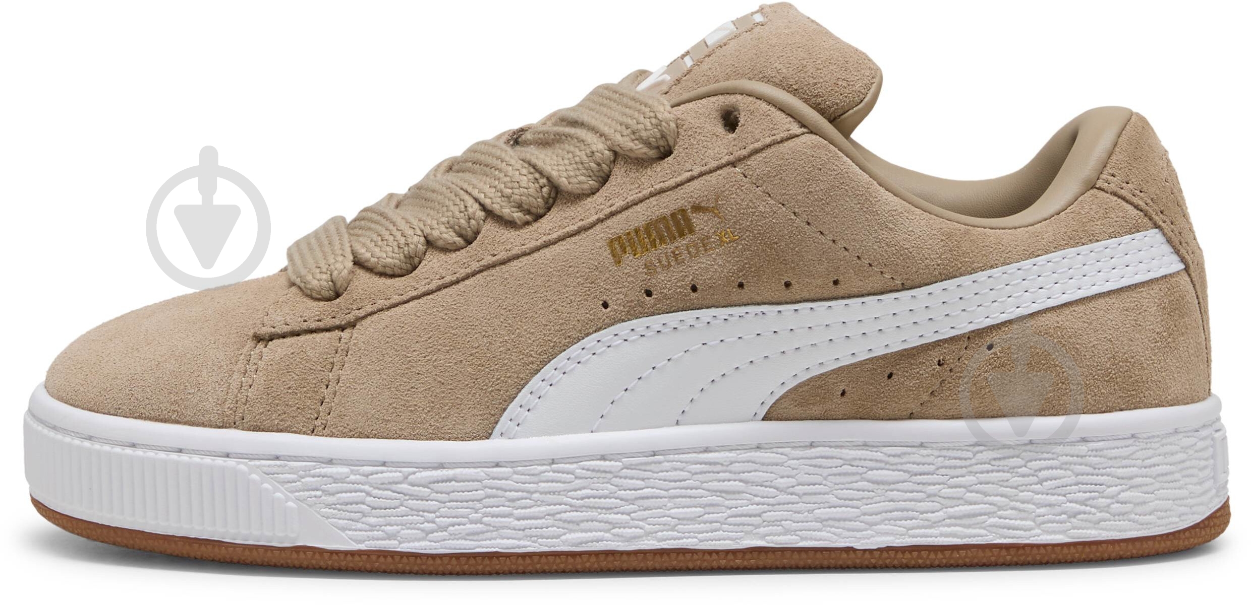 Кроссовки детские Puma SUEDE XL JR 39657738 р.39 бежевые - фото 1 Кроссовки детские Puma SUEDE XL JR 39657738 р.39 бежевые - фото 1